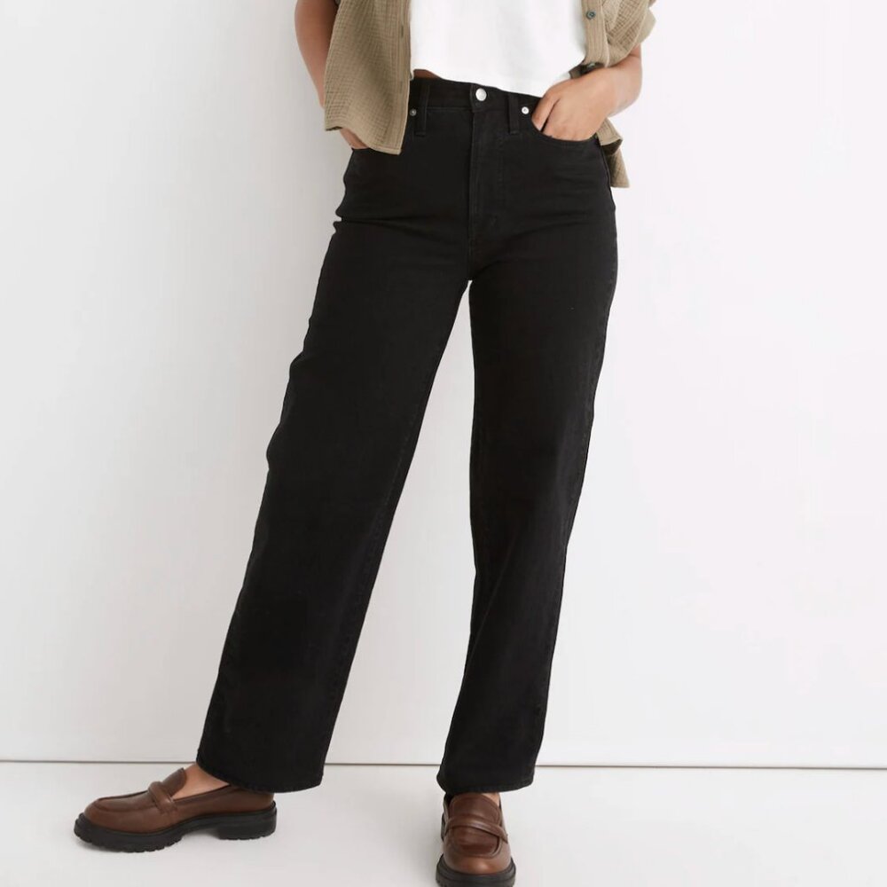 Madewell Curvy Perfect Vintage Wide-Leg Jean in Belmere Wash